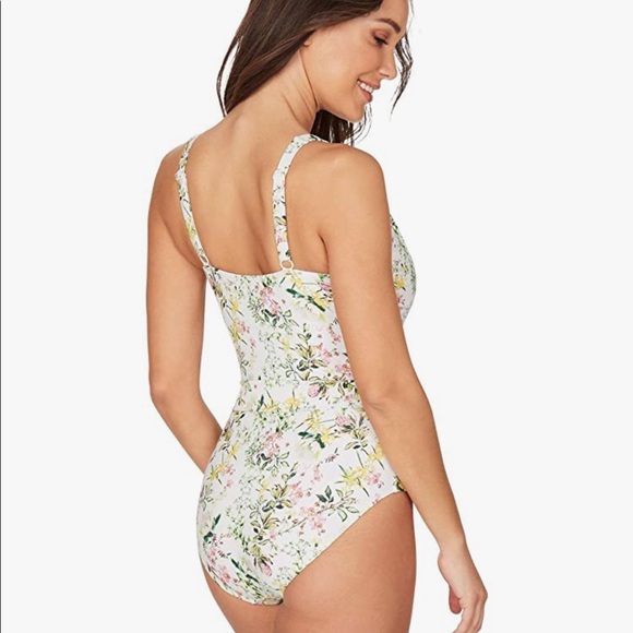 Nip Tuck Swim Wattlewedo Esther Wrap Front Tummy Control One Piece Swimsuit - Picture 4 of 6